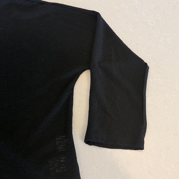 Kasper Elegant Black Knit Cardigan - Picture 4 of 9